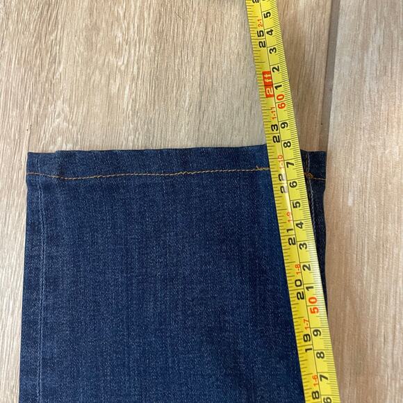 FRAME Le High Straight Jeans Women’s Size 26 Blue High Rise Cropped Hemmed Denim - Picture 5 of 9